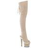 Pleaser - SPECTATOR3030 Plateau Overknee Laarzen - Huidskleur Product image